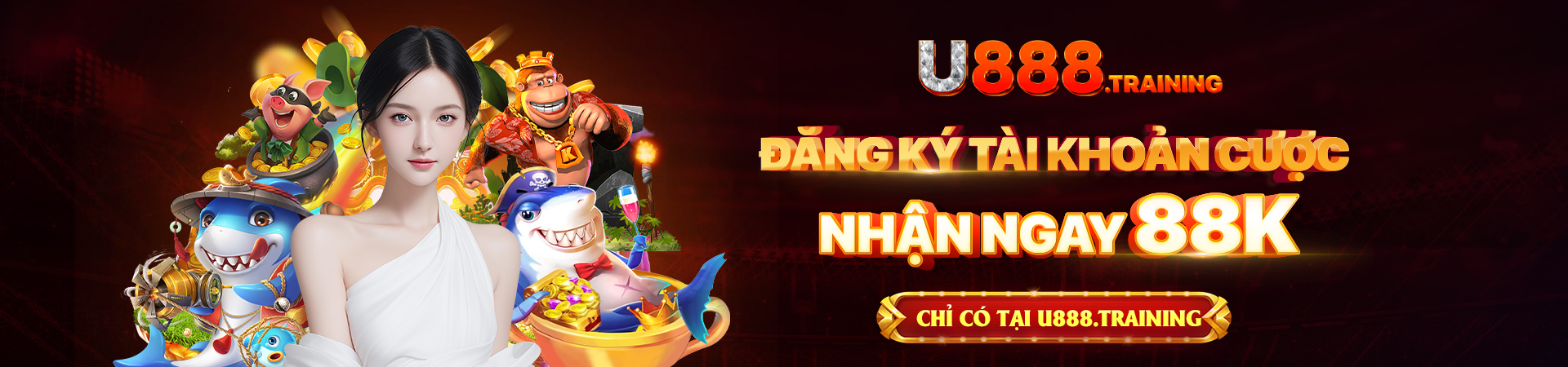 Nhanh tay mở tài công tài khoản U888 nhận ngay 88K vào ví cược